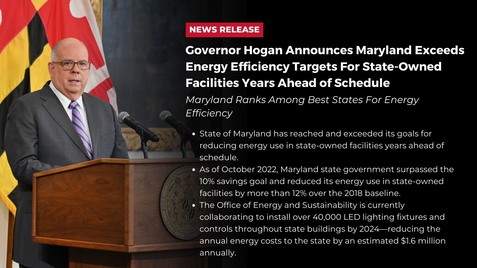 Governor Larry Hogan on Twitter "Today, I announced that the State of
