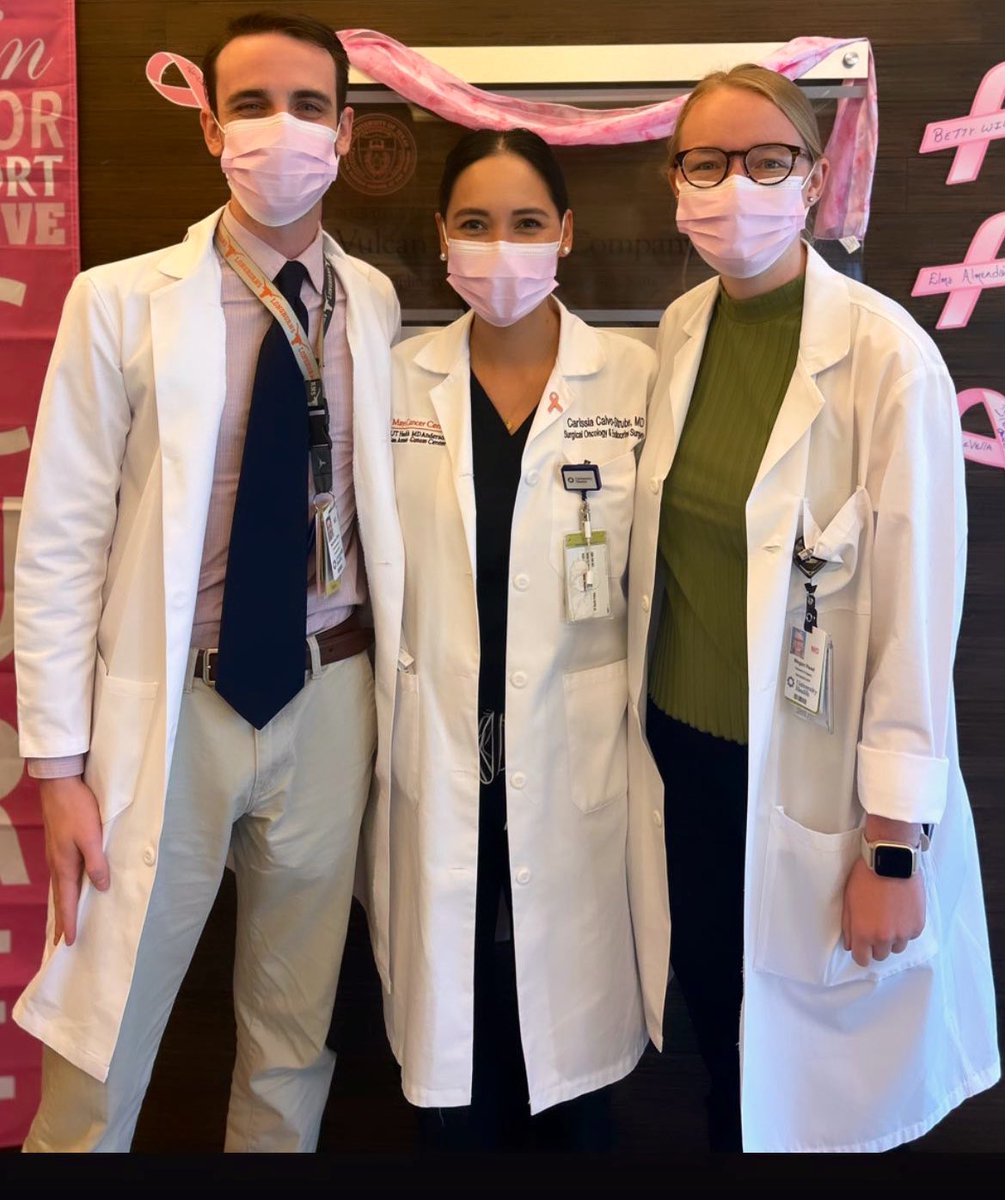 UT San Antonio Surgery Residents (@uthsasurgres) on Twitter photo PGY1 Megan Read and PGY2 Nick Gore in Surg Onc clinic with <a href="/CariCalvoMD/">Cari Calvo-Strube, MD</a>!! #BreastCancerAwarenessMonth PGY1 Megan Read and PGY2 Nick Gore in Surg Onc clinic with <a href="/CariCalvoMD/">Cari Calvo-Strube, MD</a>!! #BreastCancerAwarenessMonth