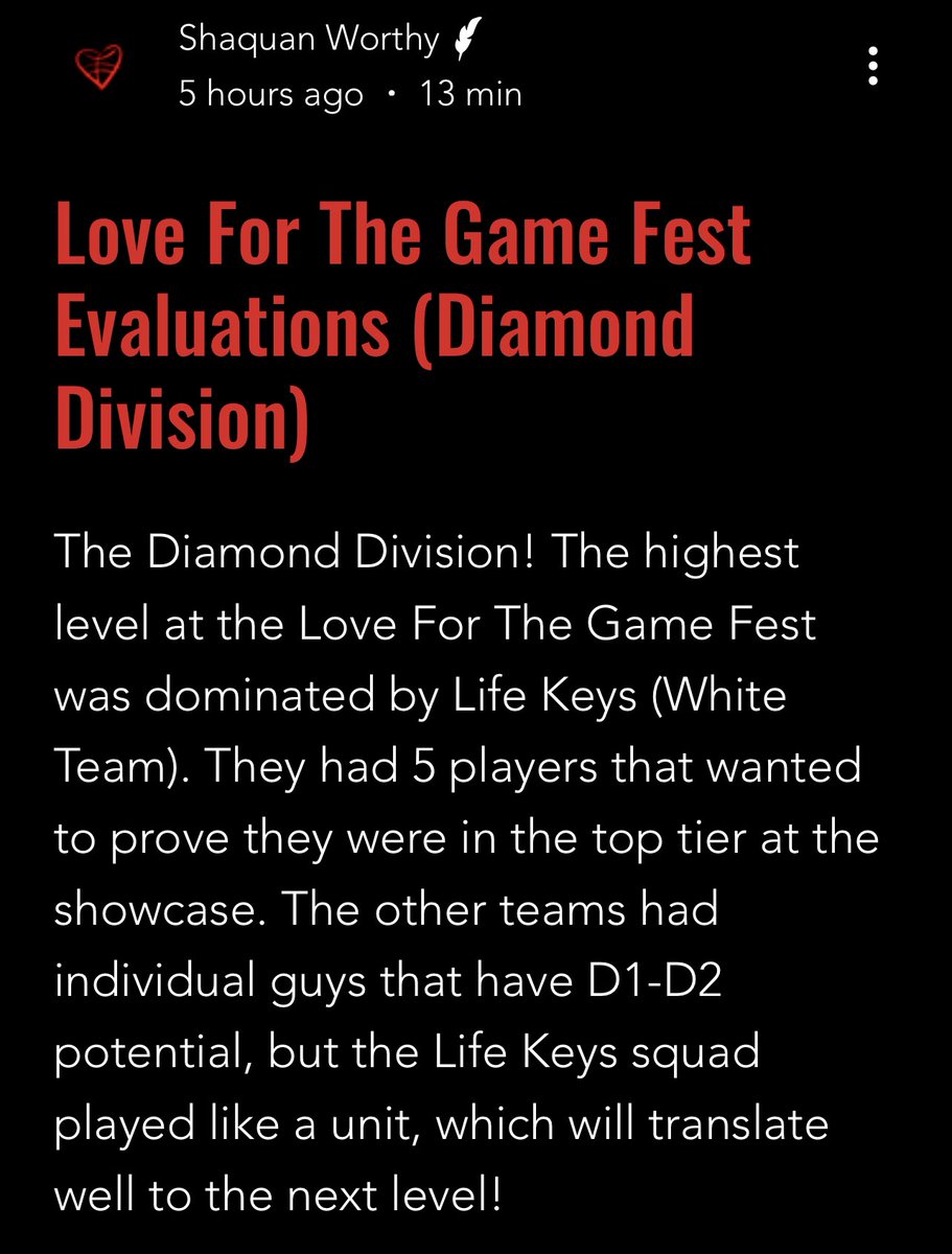 DwayneSneadJr's tweet image. Love for the Game Fest 🔥 ~ My team Life Keys (White) Diamond Division went 4-0‼️💪🏾 💥Thanks @1stLoveWorthy @1stloveb @1stlovebball ❤️🙏🏾 for the evaluation. Plus It’s an honor to be MVP, Scoring Champ, &amp;amp; 💎Division 1st Team. #stillmoreworktobedone #sophmoreyearloading #redhawks