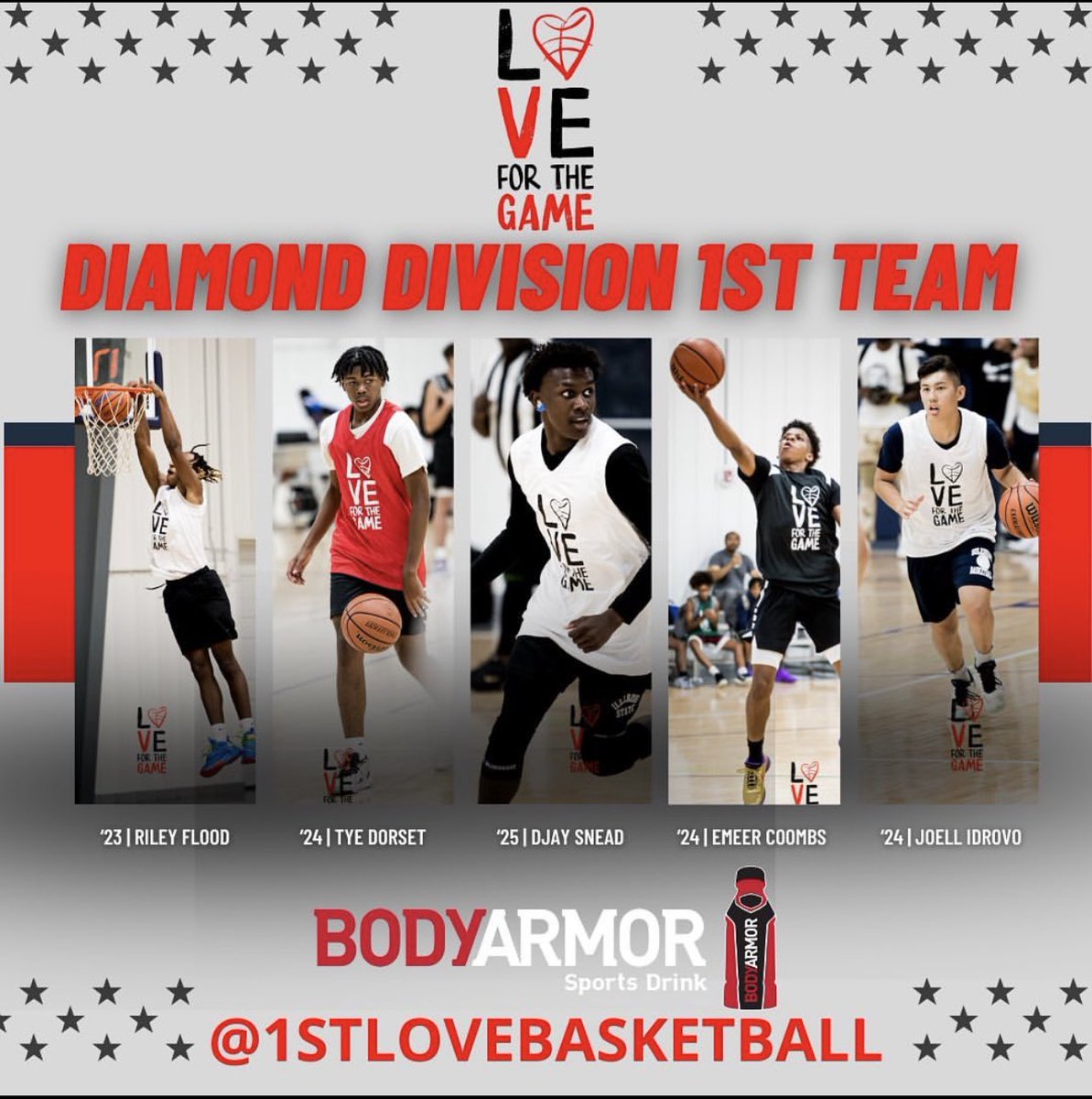DwayneSneadJr's tweet image. Love for the Game Fest 🔥 ~ My team Life Keys (White) Diamond Division went 4-0‼️💪🏾 💥Thanks @1stLoveWorthy @1stloveb @1stlovebball ❤️🙏🏾 for the evaluation. Plus It’s an honor to be MVP, Scoring Champ, &amp;amp; 💎Division 1st Team. #stillmoreworktobedone #sophmoreyearloading #redhawks