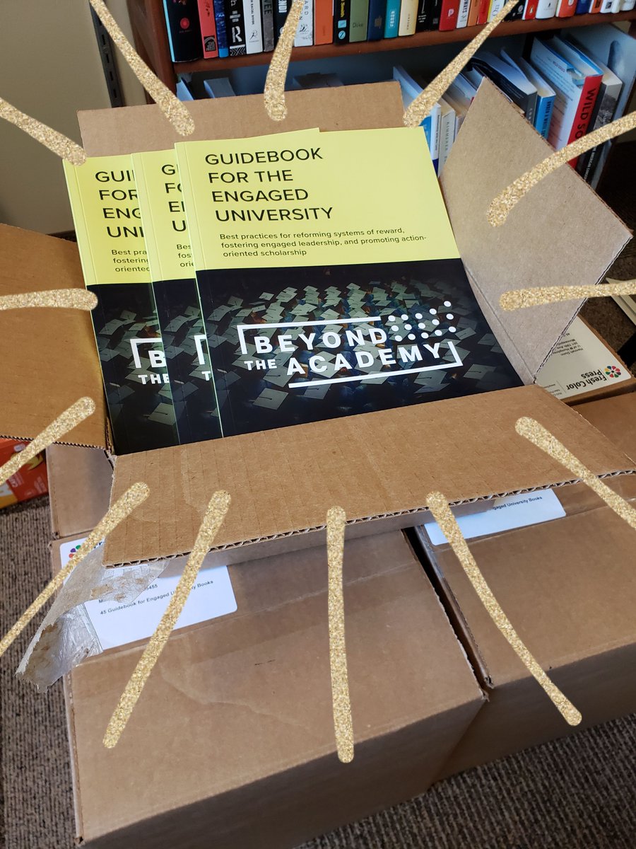 BeyondThAcademy's tweet photo. Guidebooks! IRL! The full version is free on our website, but we're happy to receive requests for printed copies. We'll start mailing our first 200 this week. DM to request a printed copy. #engageduniversity https://t.co/SB7Dbp47XK