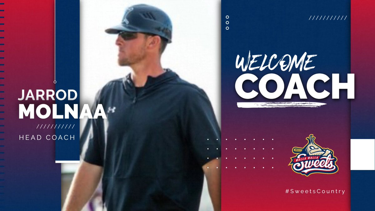 We have hired Jarrod Molnaa to be our next head coach. Molnaa is the current head coach of the WWCC baseball program here in Walla Walla. We're excited to get started! buff.ly/3e4mobL #SweetsCountry