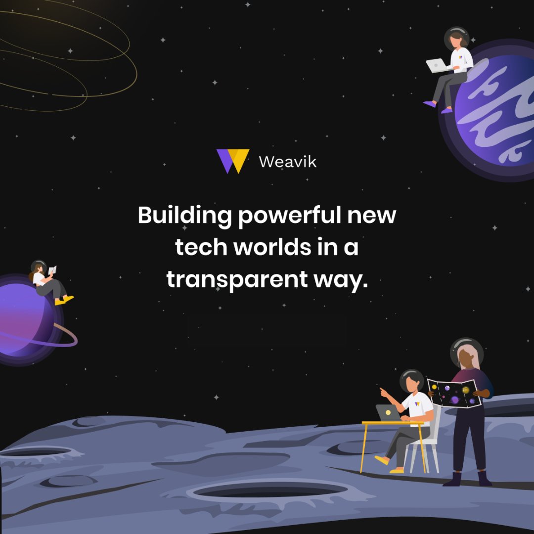 More than just a product house! 

🚀 We are building modern tech for the web of today with an eye towards transition plans and scalability in the future!

Get to know more about us from our website: 

weavik.com