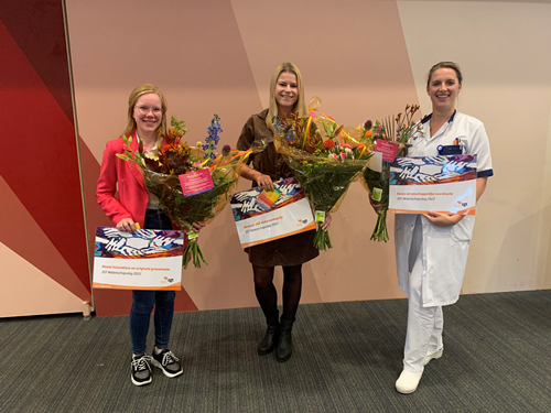 De prijswinnaars van de ZGT Wetenschapsdag zijn bekend. We feliciteren: Femke Kleijsen, Marieke van Nieuwland en Maureen Tissink!