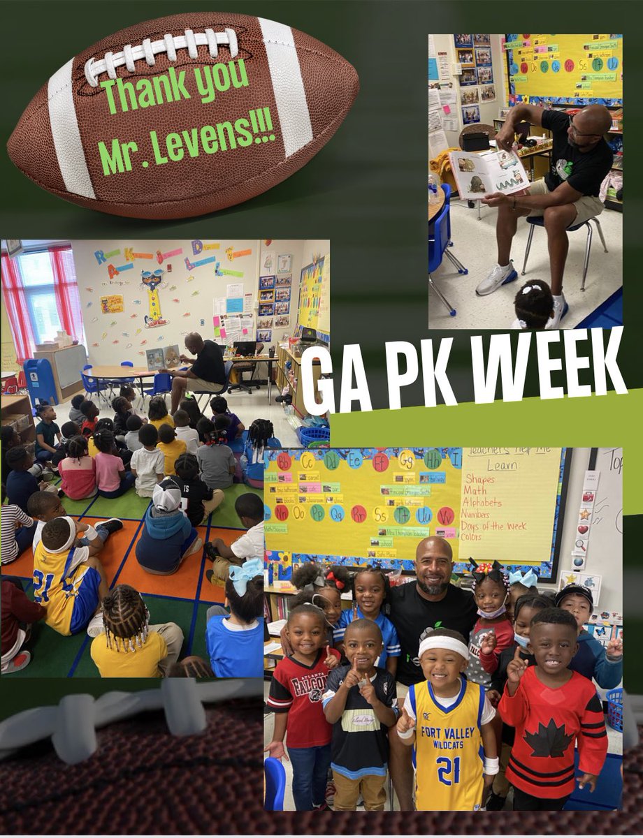 Ret. NFL Super Bowl Champion <a href="/DorseyLevens/">Dorsey Levens</a> tackled being a guest reader for <a href="/HEHElementary/">H. E. H. Elementary</a> PK scholars this week! We thank him for his continuous support with encouraging a love for reading!#GAPKWeek #PKAdventuresinReading     #Zone2 #TheresNoPlaceLikeHolmes