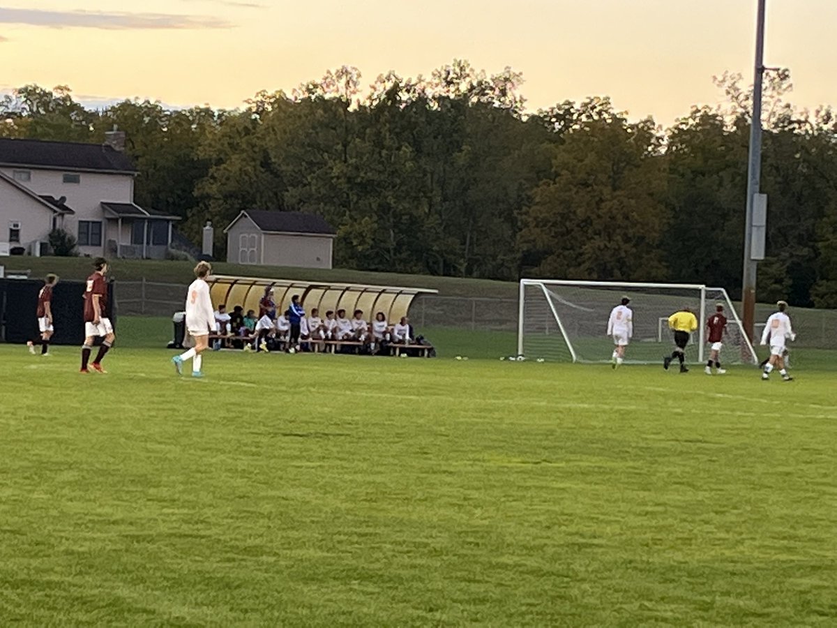 Levi Hallman scores to put the Spartans up 1-0 over CC in Sectional play!