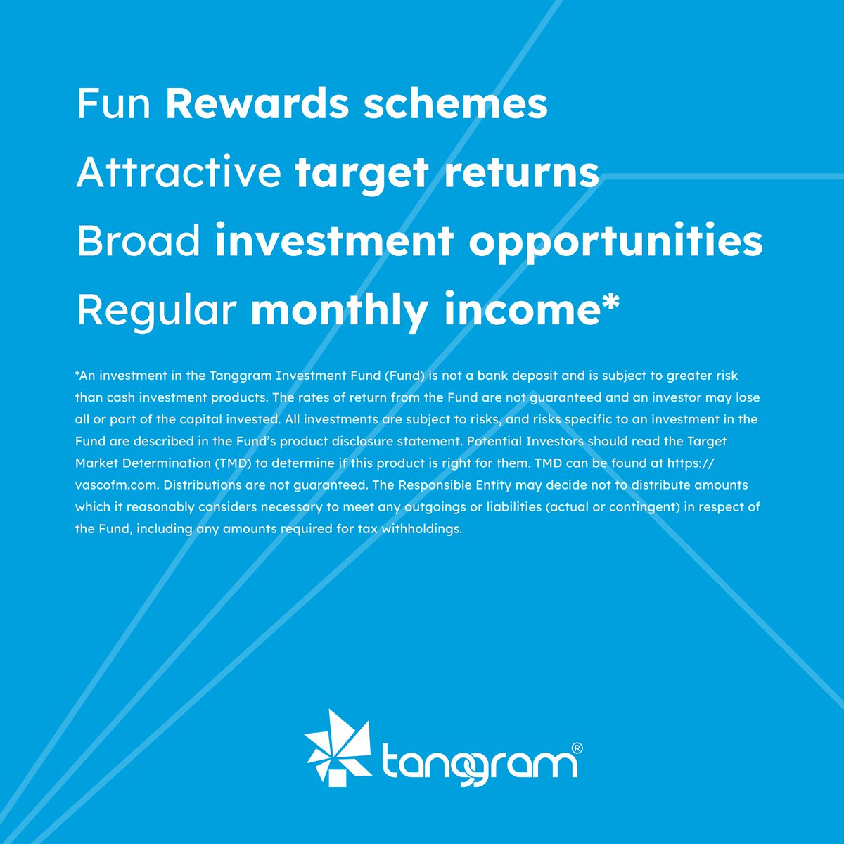 tanggram_invest's tweet photo. Tanggram provides you with easy access to Aussie investment options that were historically available to institutional investors.💰

Download the Tanggram app &amp; start easy investing with money income.🔥

#wealthmanagement #moneytips #shoppingrewards #cashback #fintech #investment https://t.co/nacrvxEFT0