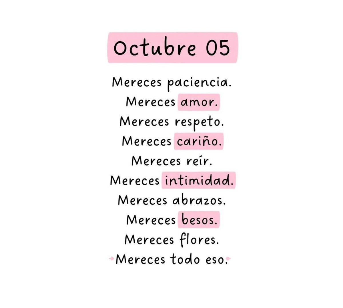 mereces todo eso ❤️