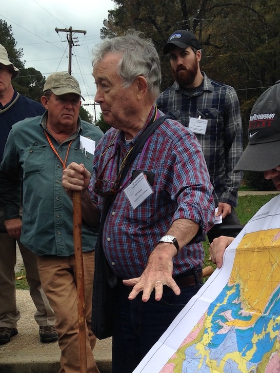 CU_in_the_field's tweet photo. Bill Thomas was the most incredible mentor to so many. He will be missed. I submit classic hand waving from a 2017 field trip. Tough week. https://t.co/AhoJwD8JJy