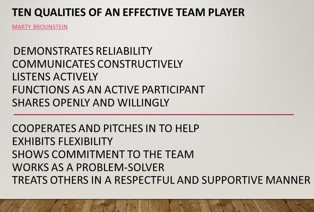 Got effective team players? Check out what to look for below! @WakeSchCounslor @WCPSS @ASCAtweets @NCSCA