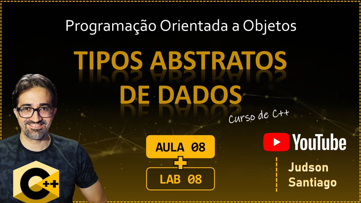 JudsonSS's tweet photo. Curso de Programação em C++
Tipos Abstratos de Dados
#programação #cplusplus 
https://t.co/omOZw5leTT https://t.co/16iLvOfbfz