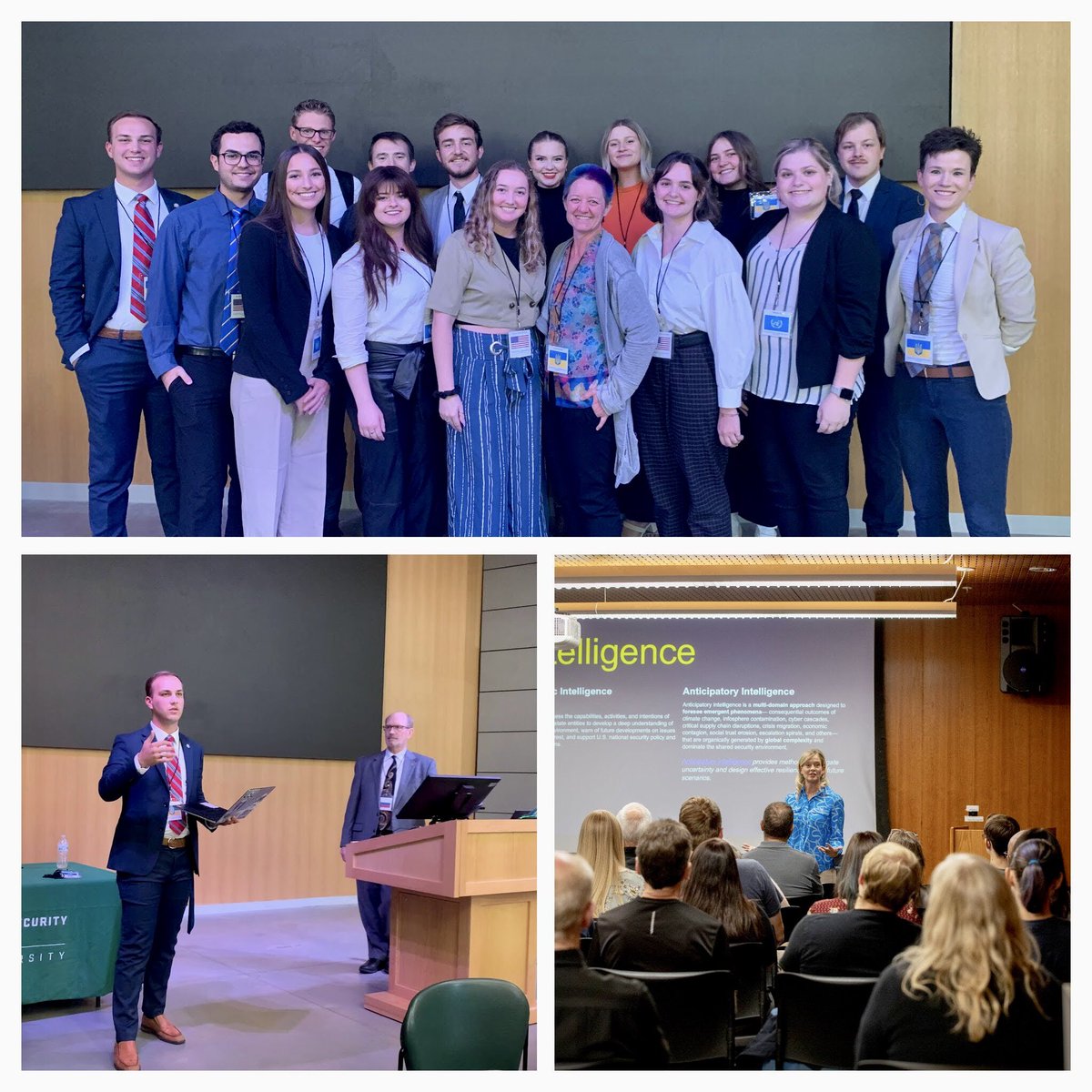 Dr. Jeannie Johnson presented a community talk on Anticipatory Intelligence and 21st Century Threats, highlighting USU’s forthcoming first-in-the-nation Master of Anticipatory Intelligence degree program. A group of CAIers also participated in UVU’s Conference on the Atomic Age.