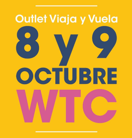ViajayVuela_MX's tweet photo. 🚨ÚLTIMO DÍA🚨PARA REGISTRARSE AL MEJOR EVENTO DE VIAJES🙌🏻
Aparta tu lugar aquí: https://t.co/dvv3Eo9Tix  
  Viajes, ofertas, hoteles y MUCHO MÁS...✈️
🗓️ 8 y 9 de Octubre, WTC📍

#outletviajayvuela https://t.co/ZauJ7jc9tO