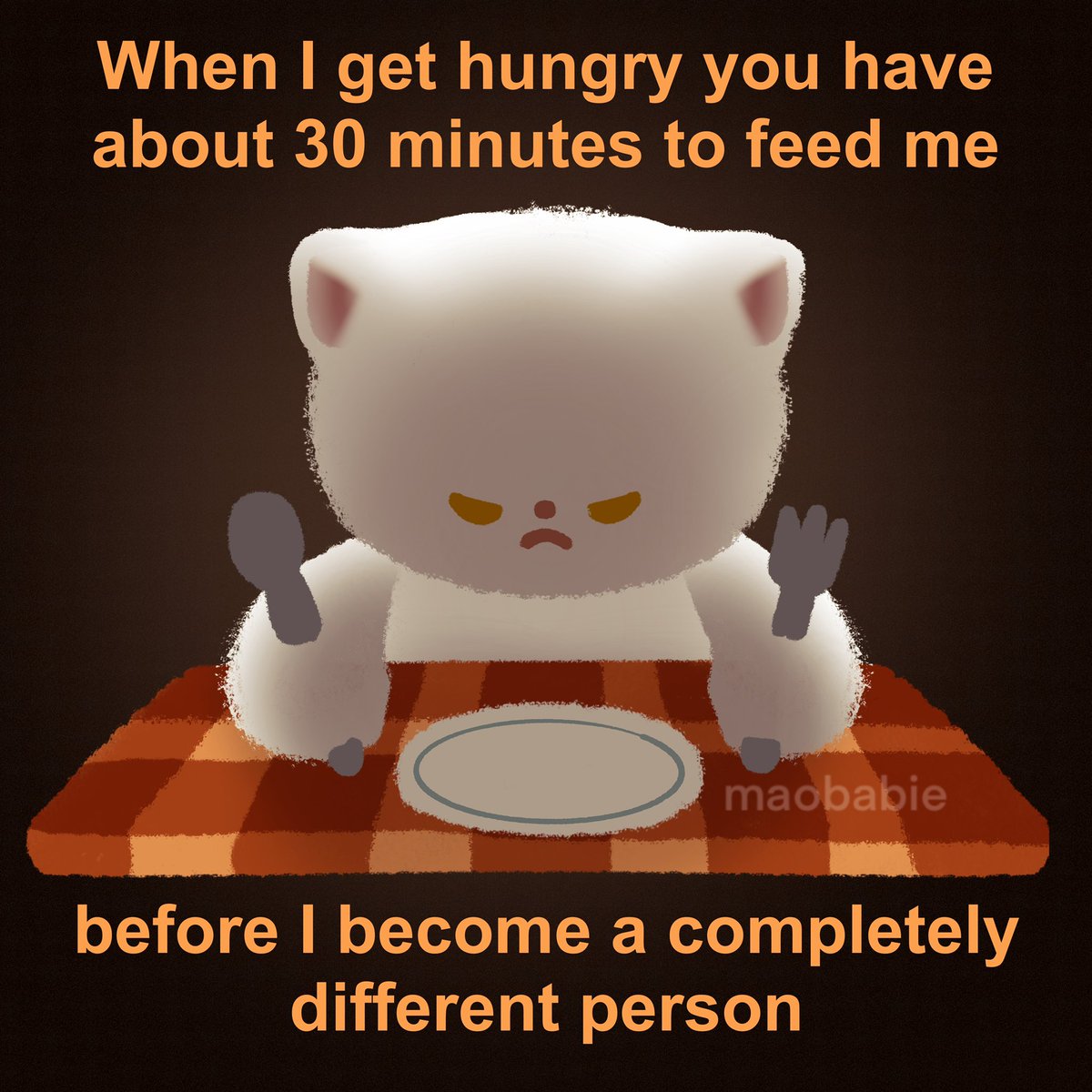 😾