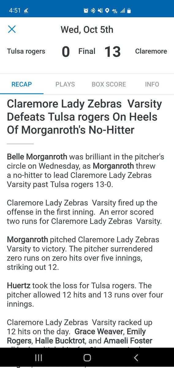 MMorganroth's tweet photo. Good start to regionals @BelleMorganroth https://t.co/qoqySlD5Z2