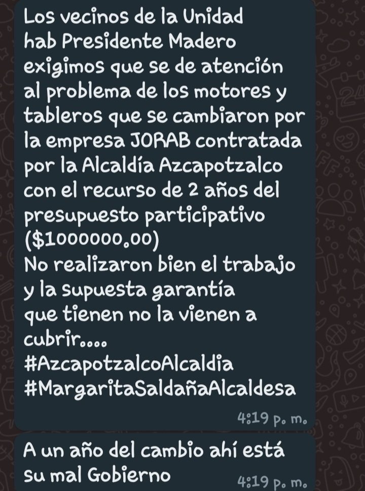 ana_alo's tweet photo. @AzcapotzalcoMx @procine_oficial @MargaretSaldana  necesitamos de su apoyo urgente https://t.co/tMRbE8mKVd