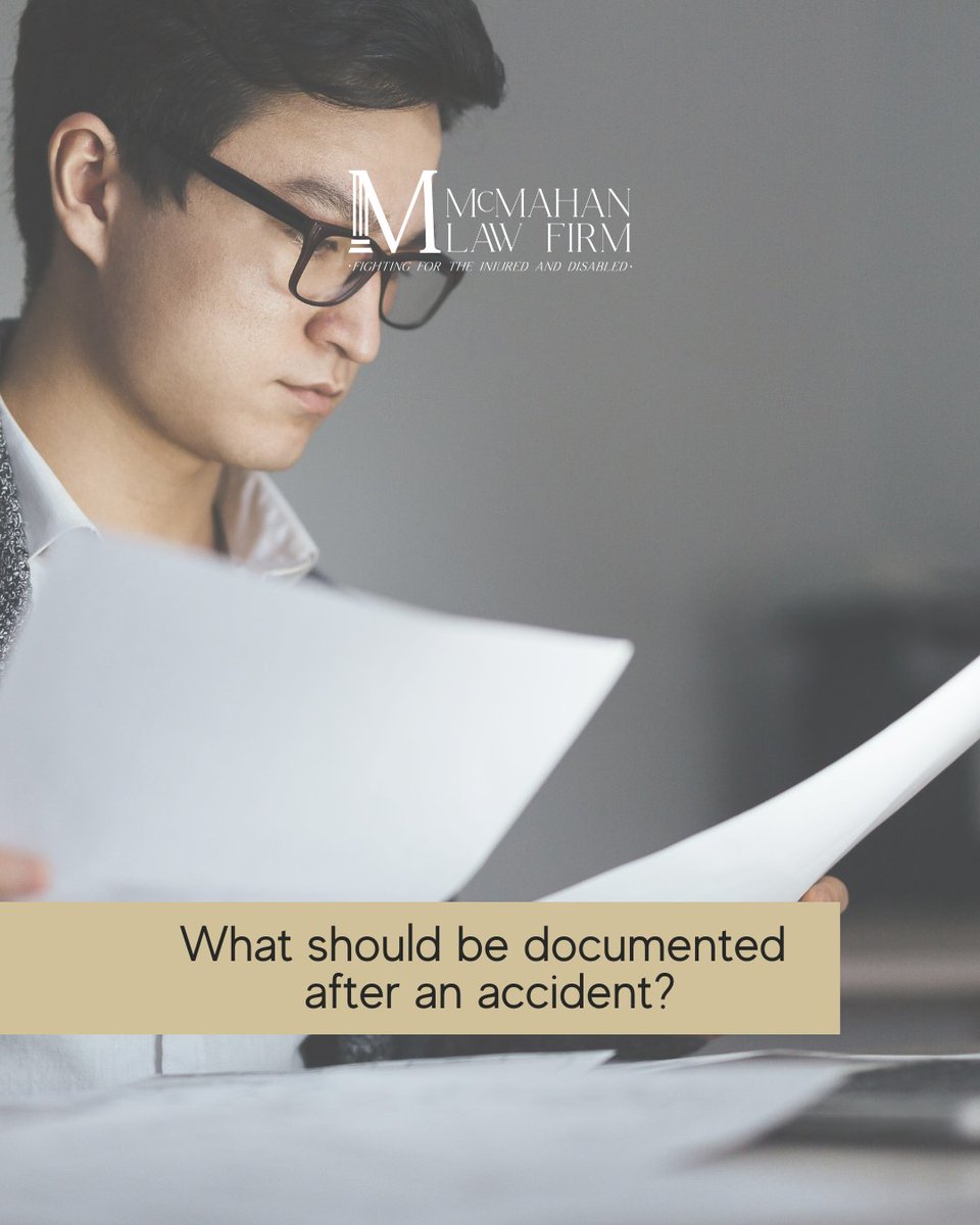 LlcMcmahan's tweet image. After an accident or injury has occurred, everything from medical visits, missed time from work, and insurance conversations should be documented. If you need help putting together you case call The McMahan Firm today!
#documentit #didyouknow #askus #georgiasbest #representation