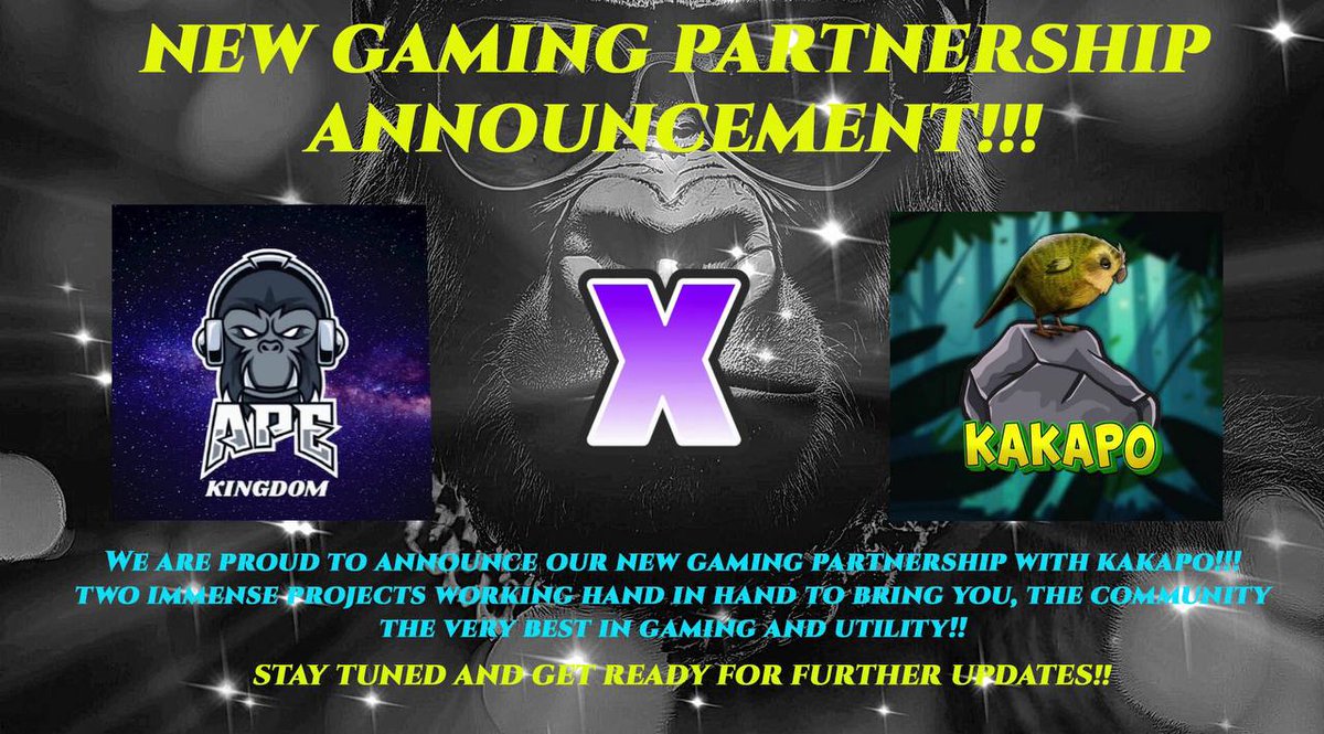 t.me/kakapobsc

t.me/apekingdomport…

t.me/RektCityBitchP…

Ape Kingdom will be creating a Kakapo  gaming utility for their great project.

The game will be featured in our Arcade which will be inside the RektCity Metaverse.