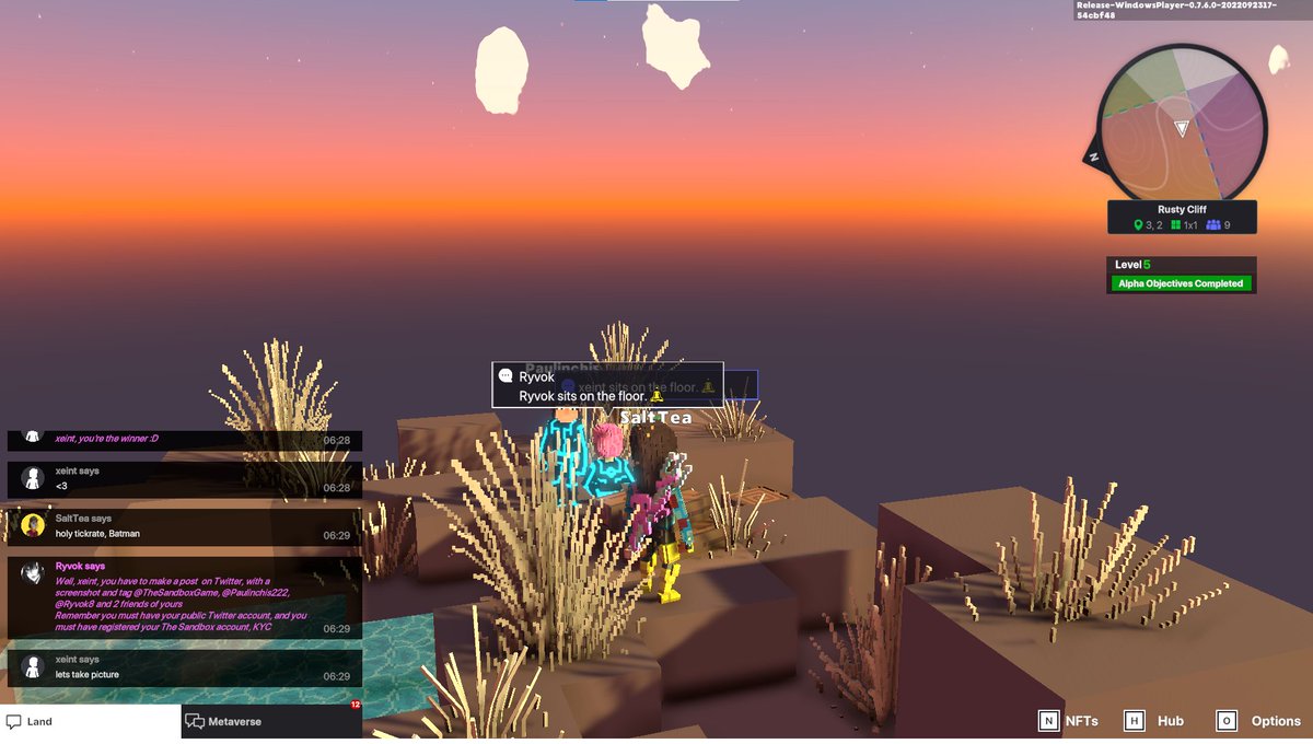 0xCapua's tweet photo. Just won Parkour Race <3
@TheSandboxGame @Paulinchis222 @Ryvok8 @benyamin158 @MicheWatt https://t.co/clZ6OAdjBF
