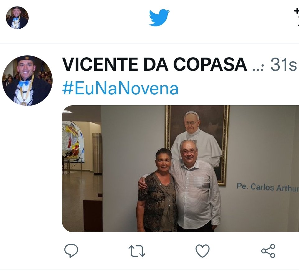VICENTEDACOPASA's tweet image. #EuNaNovena