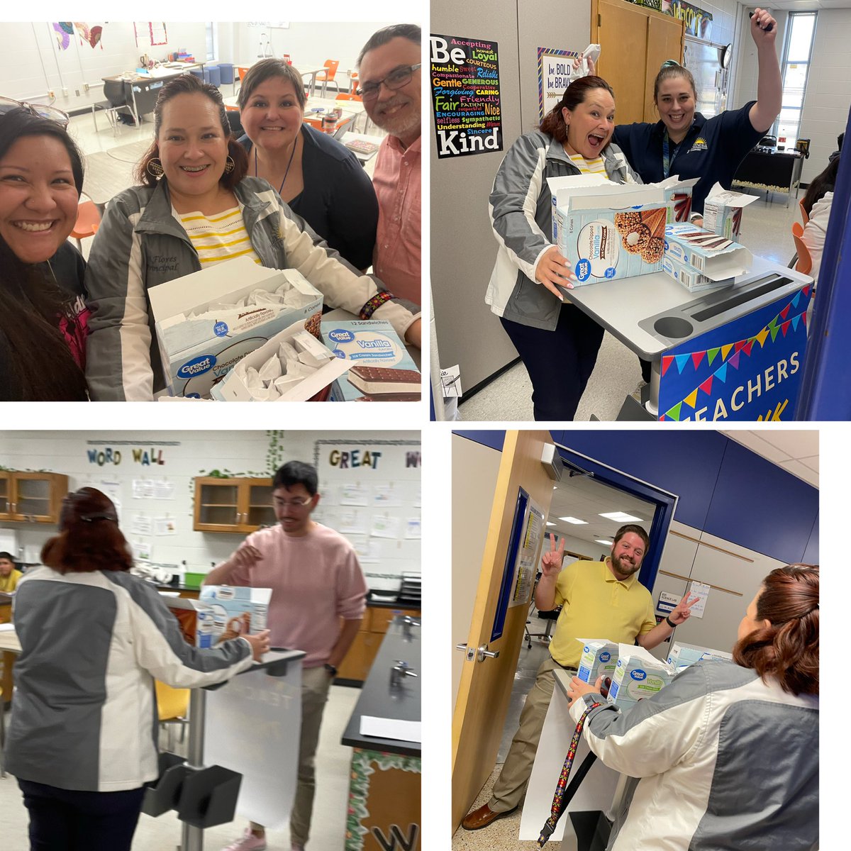 LaPromesa_AISD's tweet photo. Everyday is a celebration at La Promesa but TODAY we celebrated our AMAZING teachers for #WorldTeachersDay2022 - We are so grateful for each and everyone of you! 👩‍🏫 👨‍🏫 🍎 @affb_fernanda @CounselorLu @DBrogee @OOT_AldineISD @drgoffney @DrFavy @AldineISD #Team2Cantu https://t.co/griBxDORK3