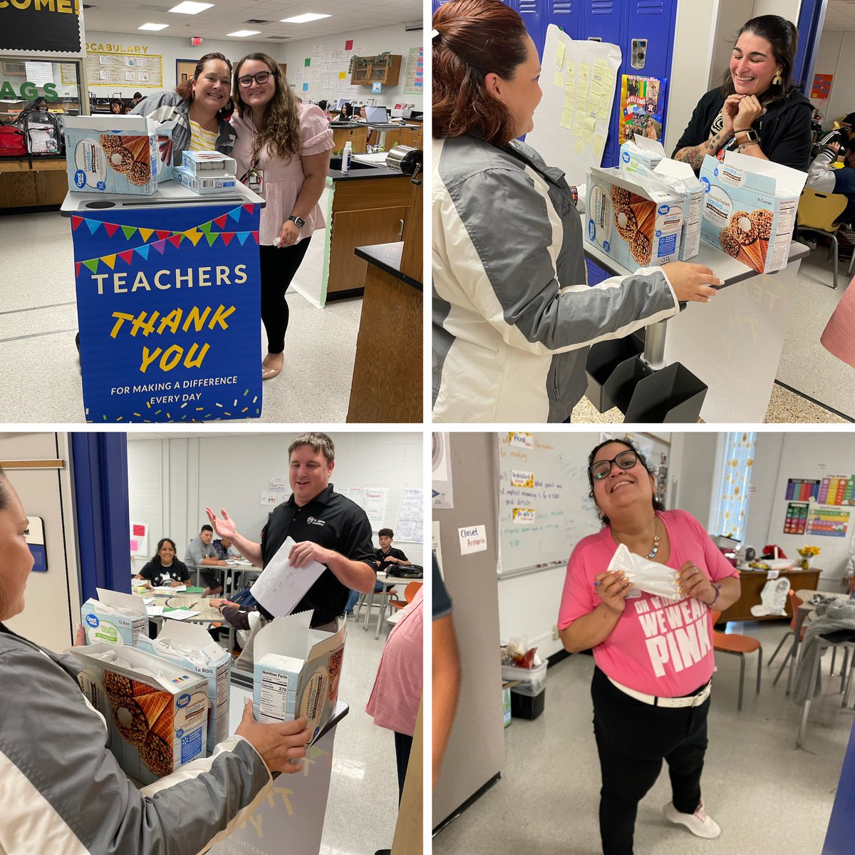 LaPromesa_AISD's tweet photo. Everyday is a celebration at La Promesa but TODAY we celebrated our AMAZING teachers for #WorldTeachersDay2022 - We are so grateful for each and everyone of you! 👩‍🏫 👨‍🏫 🍎 @affb_fernanda @CounselorLu @DBrogee @OOT_AldineISD @drgoffney @DrFavy @AldineISD #Team2Cantu https://t.co/griBxDORK3