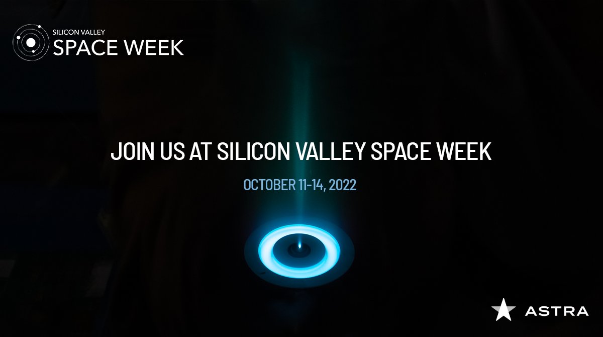 Astra on Twitter "If you're heading to Silicon Valley Space Week, join