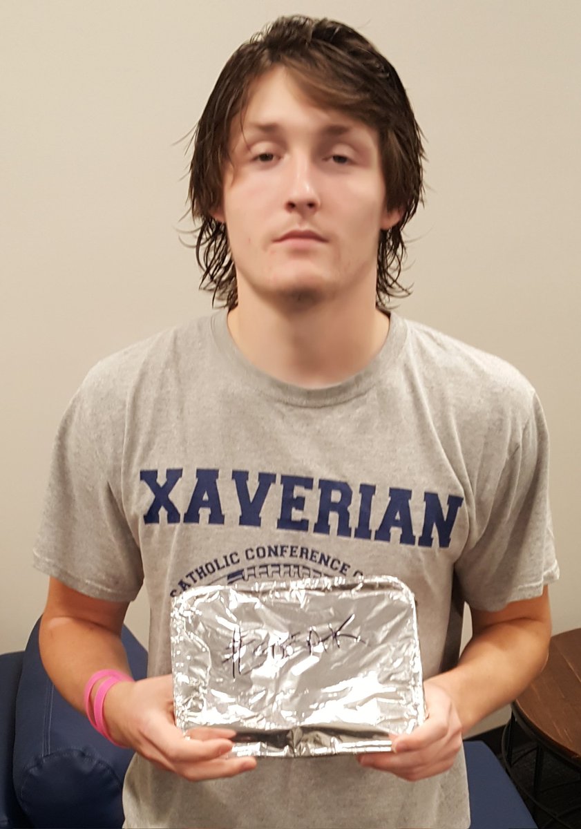 BA_TeacherCoach's tweet photo. Black Shirt Def was back on the #STEAK this week. @OwenDorion with an INT &amp; MattG w a FRecovery.
Eat well Wolverines! @Bridgton_Ftbl https://t.co/OYB1jf1VDm