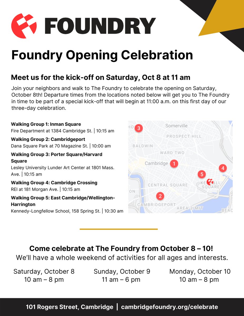 The Lemelson-MIT Program will be at the <a href="/FoundryCamb/">Cambridge Foundry</a> opening celebration this weekend! Please stop by our table on Sunday and conquer the biomimicry invention mastering challenge!

More Info: lemelson.mit.edu/news-events/up…