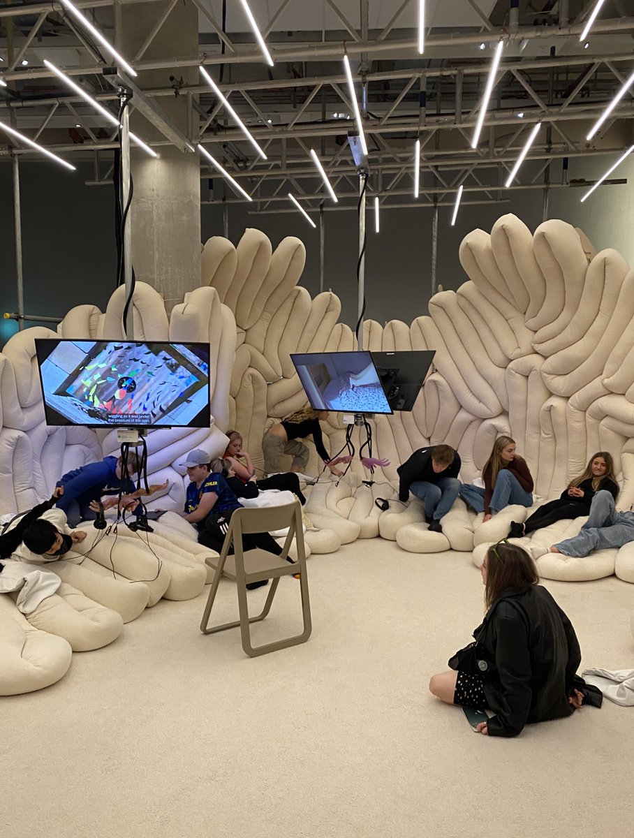Graphics_Grange's tweet photo. Step into an acoustically tuned environment and understand how people are using new and existing tools and materials to navigate our complex world. #designmuseum #designtrip https://t.co/US2WSGdsOb