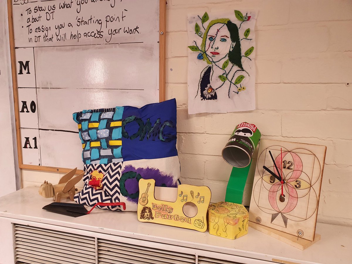 MsLangeFoodTech's tweet photo. Happy Teacher's day! My shelf of projects #TeachersDay #DTteacher https://t.co/oeCah38AIv
