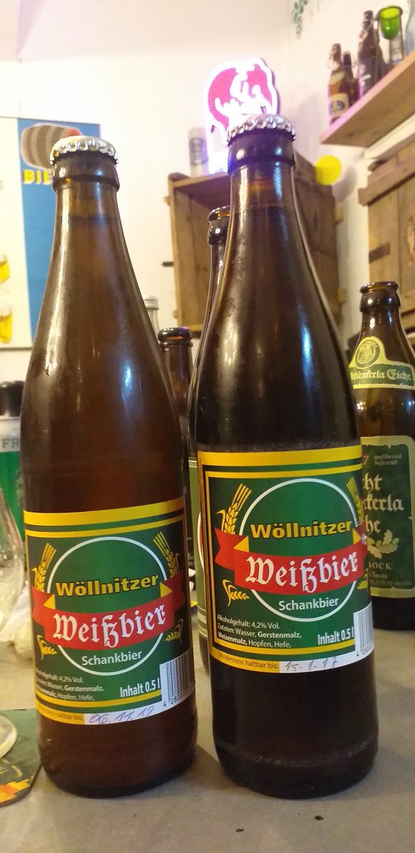 bartlebeer's tweet photo. Schlenkerla 2017 Eiche, pure smoked Lachs/Forelle, not Schinken.
Also revisited a #Teutozythopia classic that ceased to exist this summer: #Wöllnitzer Weissbier #Lichtenhainer MHD'19 (lemon merengue & apple pie) vs.'17 (baby diaper parmesan). RIP.
Bonus: 2017 tasting reviews. https://t.co/pqrxF8Hj0M