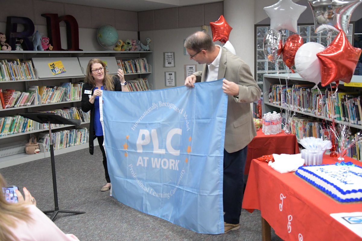 TomballISD's tweet photo. “It is a wonderful honor to have TES recognized as a PLC Model School. This recognition is an affirmation that our collaborative work by all staff members is truly working to meet our mission of high levels of learning for all students.” - Principal @CschmidtChad https://t.co/8mrDictDkH