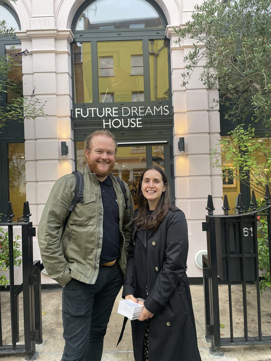 Great to be shown around <a href="/futuredreamss/">Future Dreams</a> with the team. It will be the venue for our Next Steps event for Young People completing cancer treatment. If you know a YP who might be interested, direct them to eventbrite.co.uk/e/next-steps-t….