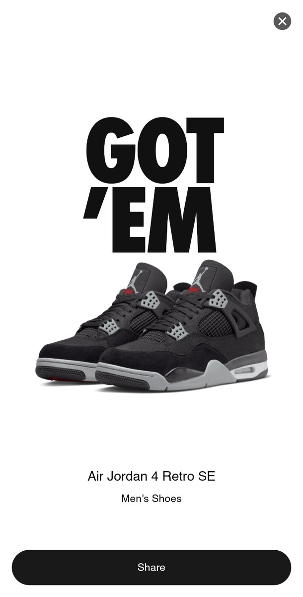 Anthony96920168's tweet photo. @SnkrsStock Haven't missed a 4 yet https://t.co/GaxzLOnsxn