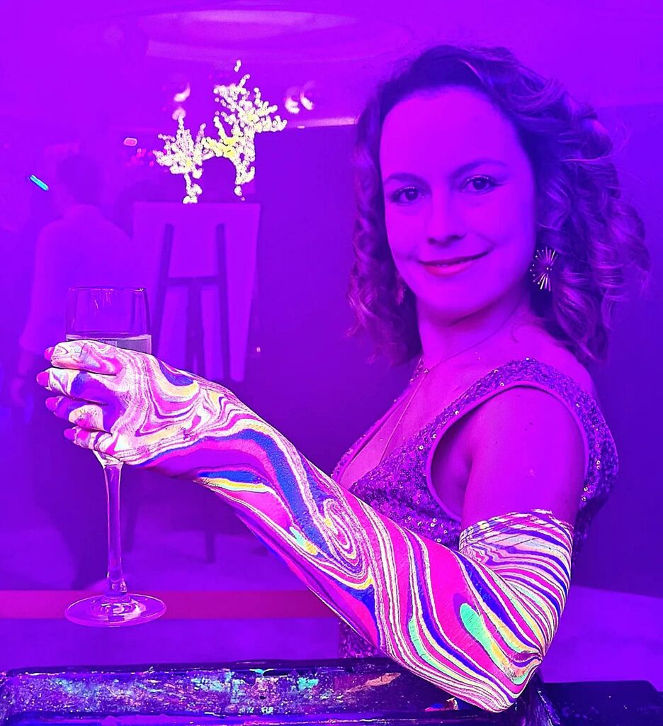 Dipping at <a href="/hiltonlondonmet/">Hilton London Metropole</a> with @goatlive_events #fubl #bodymarblinguk