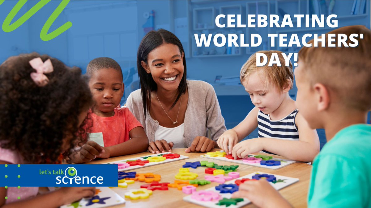 Today is World Teachers Day. It is a day to acknowledge and thank all of the educators who impact our lives and our futures in the most important way. Thank you!

#WorldTeachersDay
