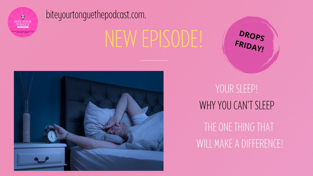 Bite Your Tongue (@biteyourtongue6) on Twitter photo NEW EPISODE DROPS THIS FRIDAY! You've waited for it. It's about YOUR SLEEP! Why we can't sleep. How to get better sleep. Listen this FRIDAY at biteyourtonguepodcast.com. <a href="/MarkCzeisler/">Mark É Czeisler, MD, PhD</a> NEW EPISODE DROPS THIS FRIDAY! You've waited for it. It's about YOUR SLEEP! Why we can't sleep. How to get better sleep. Listen this FRIDAY at biteyourtonguepodcast.com. <a href="/MarkCzeisler/">Mark É Czeisler, MD, PhD</a>