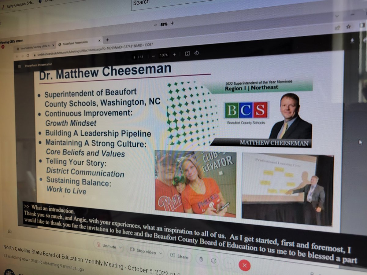 castickney's tweet photo. Very proud of @CheezSupe as he is recognized at the @edstateboard_nc for his leadership development programs. #LeadershipMatters #NCLighthouseLeader @BeaufortCoSchNC @NERESANews https://t.co/VVACS0chkz