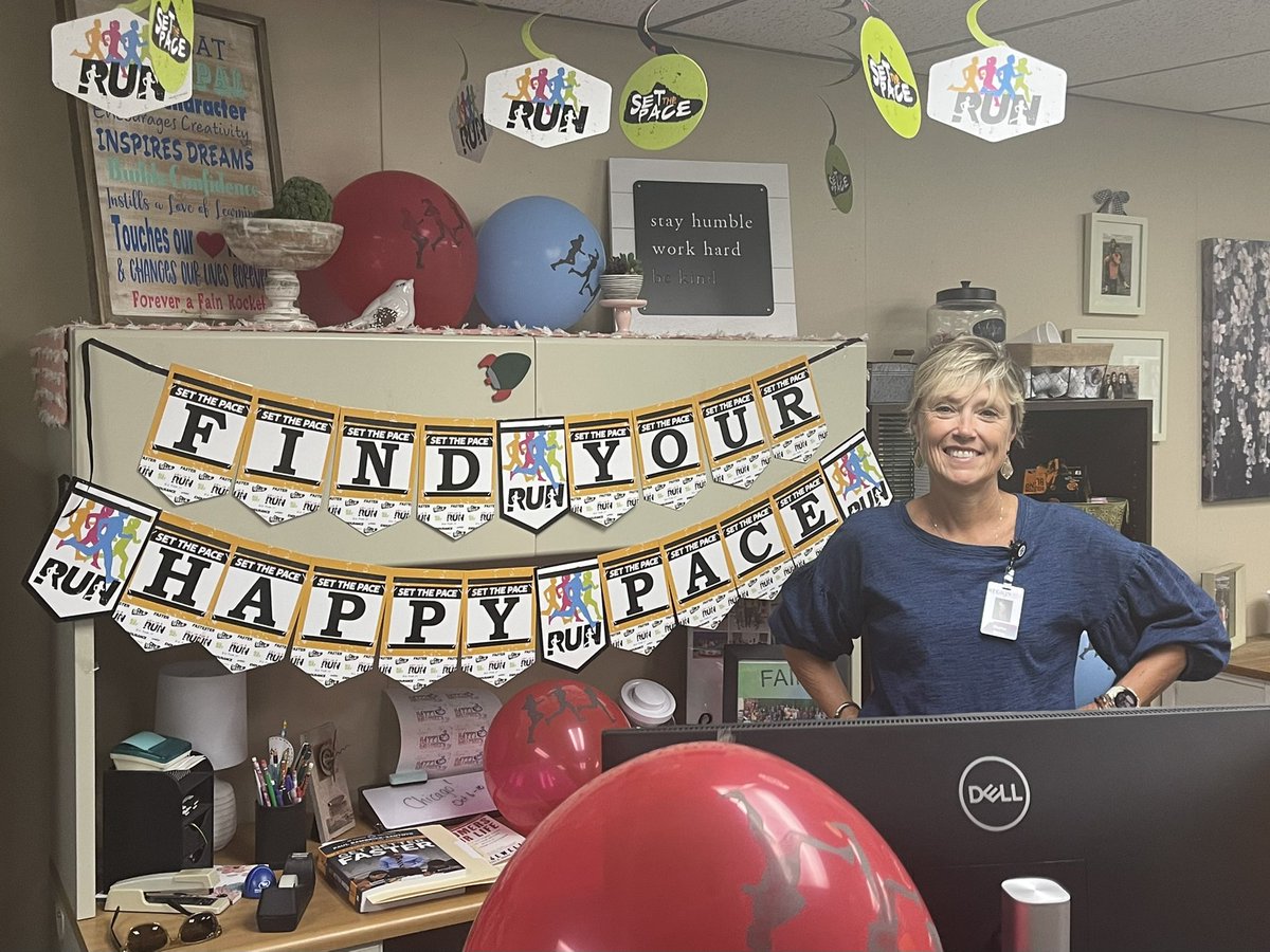 The <a href="/R9_HRS/">Region 9 HRS</a> team celebrates <a href="/clarisarichie/">clarisa richie</a> before she heads to the <a href="/chicagomarathon/">chicagomarathon</a> this weekend! We are so proud of her! <a href="/Region9ESC/">Region 9 ESC</a>