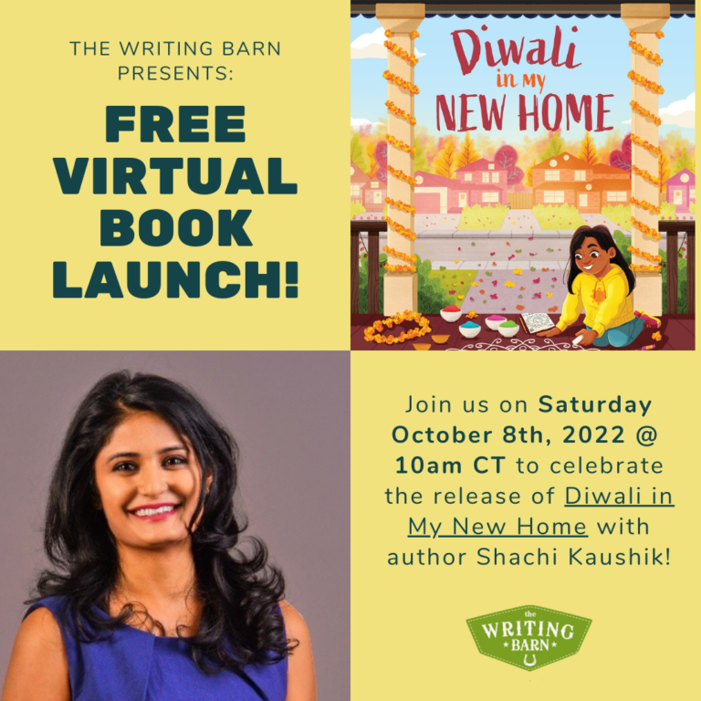 KaushikShachi's tweet photo. Join us on Saturday, October 8th @ 10am CT to celebrate the release of my book DIWALI IN MY NEW HOME together with @andreadonall and @TheWritingBarn. 

Register now:
https://t.co/HThW5y2qd0

#DiwaliInMyNewHome #Diwali #picturebook #virtualbooklaunch #diversebooks #thewritingbarn https://t.co/dbvzWIzssY