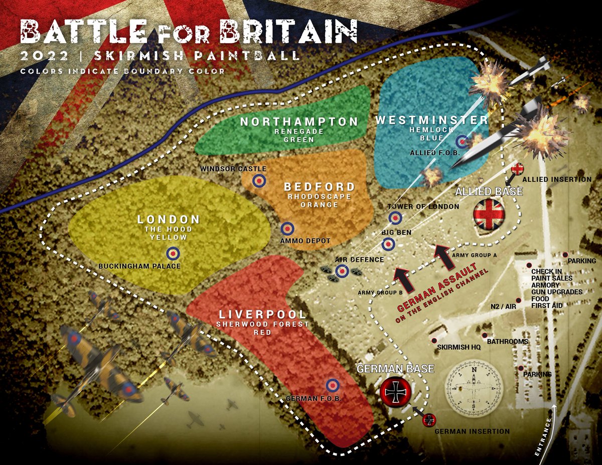 Don't forget that The Battle for Britain pre-registration discount ends today at 6pm. Book online at Skirmish.com OR by calling us at 570.325.8430 today! $54.99/person - pre-registration discount through 10/5 at 6pm $64.99/person - 10/5 at 6:01pm through game day