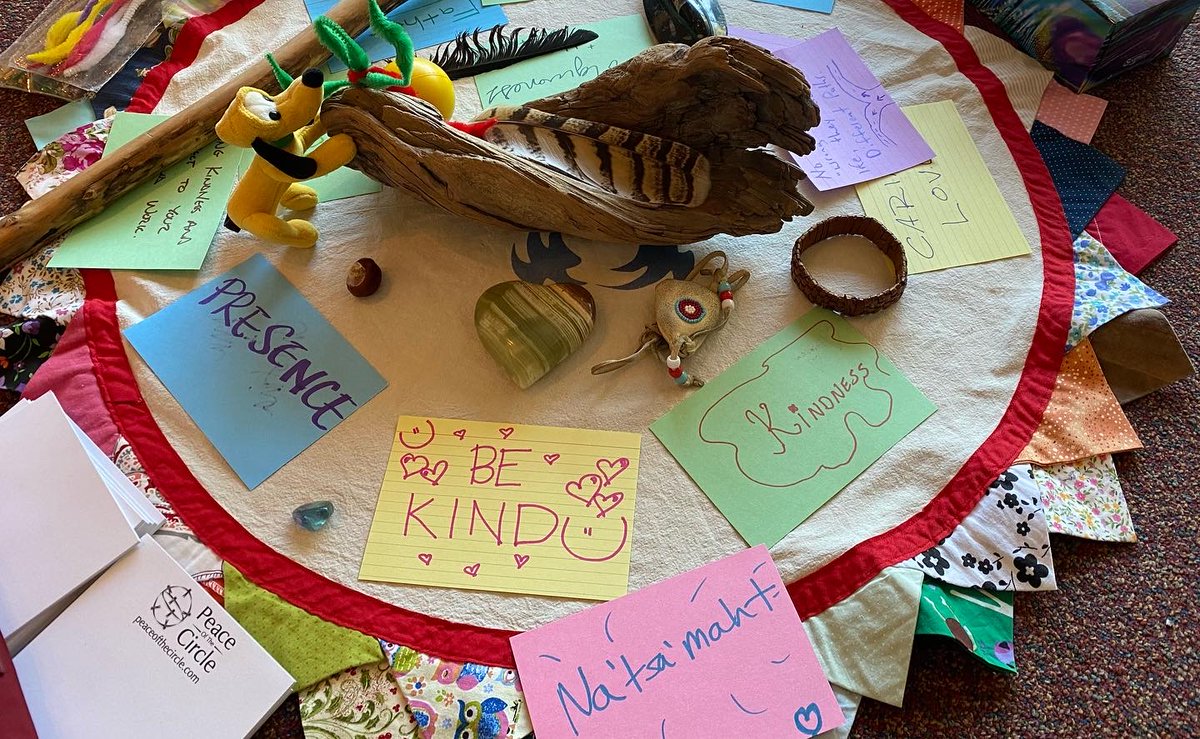 RJcircles's tweet image. Honoured &amp;amp; excited Restorative Collective Vancouver chose Peace Circles training!
Lots to talk about, learn &amp;amp; experience.
Our journey toward becoming a Restorative City took another step. Grateful for all.
Info: peaceofthecircle.com/rjvancouver
#restorativejustice #justice #peace