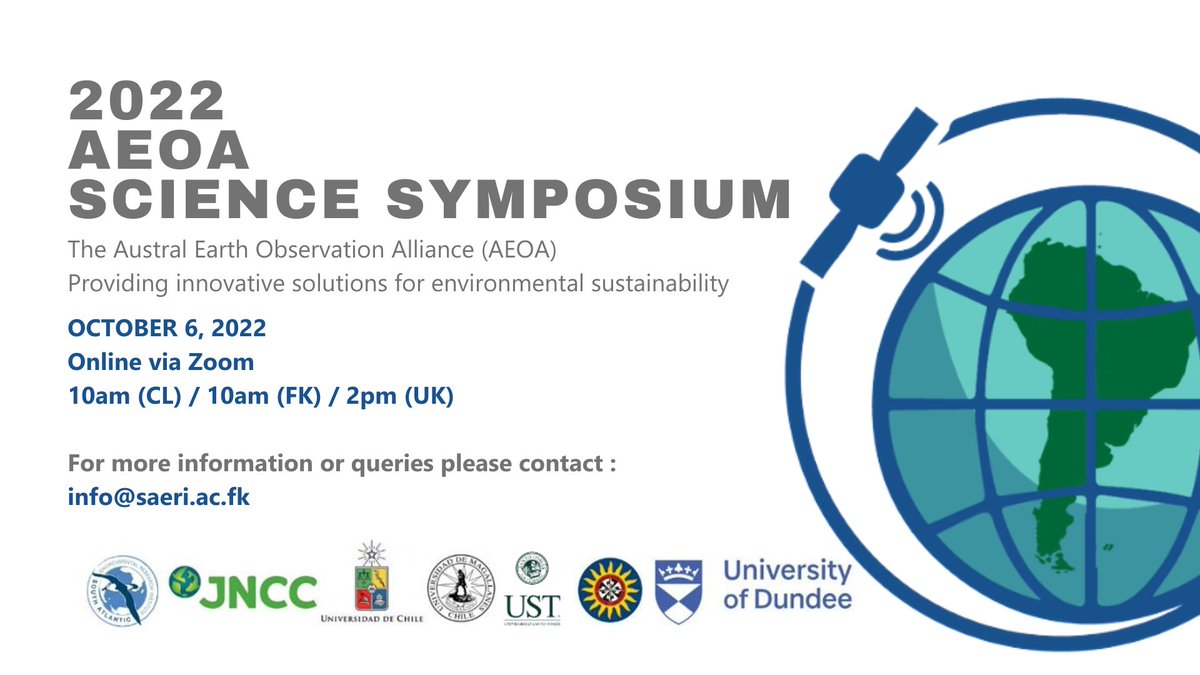 SAERI_FI's tweet photo. Its Tomorrow!
📅6th October 22
Join us for the 2022 #AEOA Science Symposium!
There's still time to register 👉https://t.co/aJjOJc6sT9 https://t.co/h7wzSwSRtA