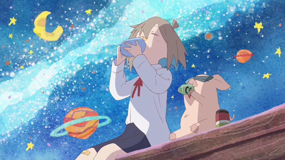 GetInTheMecha's tweet photo. Was grinning the whole way through DIY's premiere because it was such a joy to watch!  Authenticity and character seem to be at the heart of the show and every aspect of it matches those themes, from the designs and compositing to character writing and dialogue. #diyアニメ https://t.co/AMSZyLUTNd