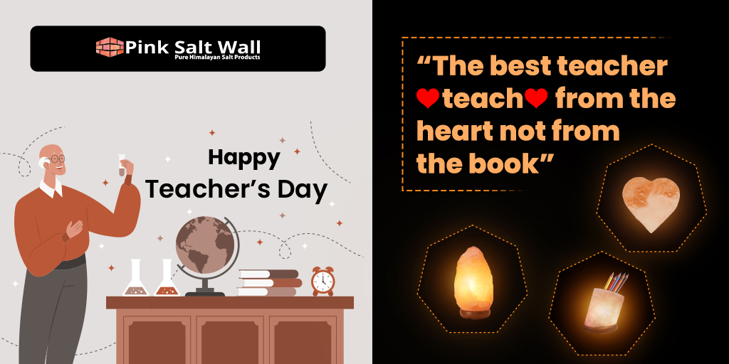pinksaltwalls's tweet photo. Your #wisdom, dedication and #kindness will always lead us on the right path and inspire us to be better #human #beings. Dear teachers, #PinkSaltWall wishes you a very happy teacher's day.

💻 𝘄𝘄𝘄.𝗽𝗶𝗻𝗸𝘀𝗮𝗹𝘁𝘄𝗮𝗹𝗹.𝗰𝗼𝗺

#Teachers #teachersday  #himalayan #salt https://t.co/ieMsWn530i