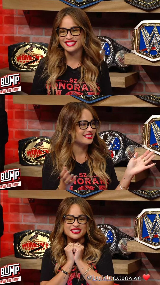 @SamiZayn @KaylaBraxtonWWE Is 'Honorary Uce Kayla'
👓
#WWETHEBUMP 
#WWE
