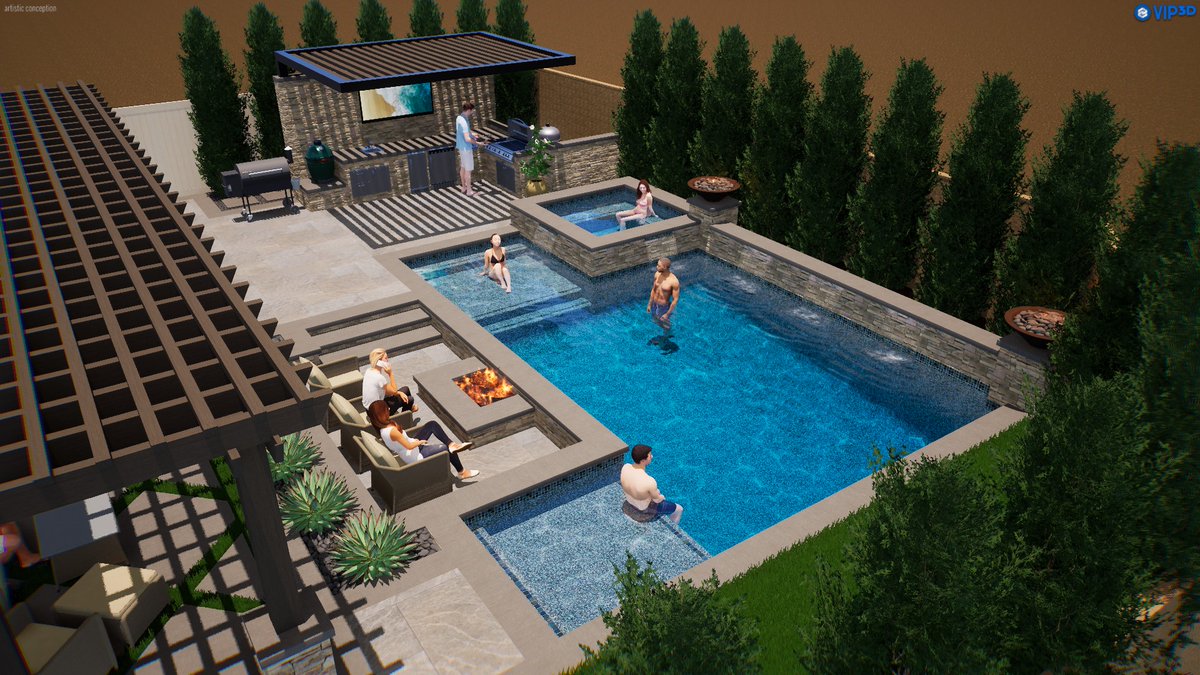 BellaTerraYards's tweet image. "Make space in your life for the things that matter, for family and friends, love and generosity, fun and joy. Without this, you will burn out in mid-career and wonder where your life went." 

#landscapedesign #freeformpool #moderndesign