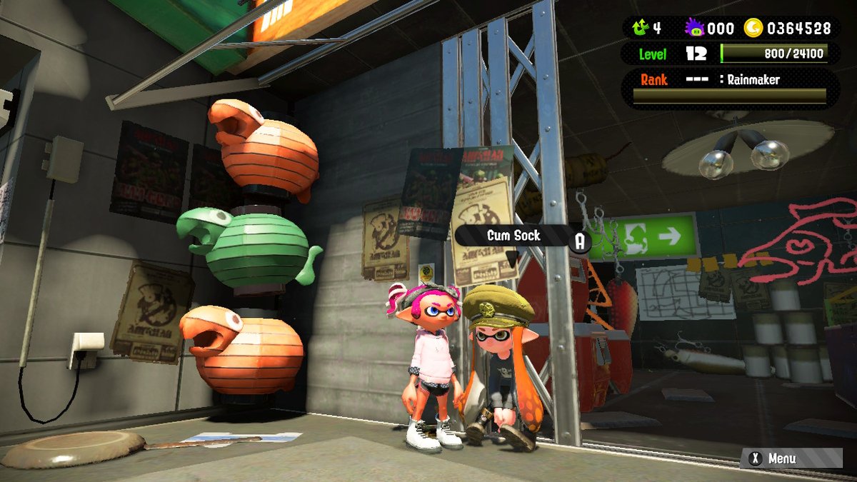 teethytooth's tweet photo. me n the new bestie #Splatoon2 #NintendoSwitch https://t.co/Kd5piP5gYE