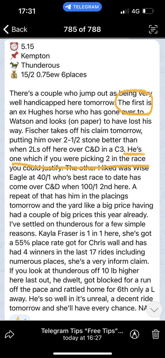 PremiumTipsCo's tweet photo. You don’t see many days better than that in a tipping channel 🐎💨💨💨

3 big priced tips ✅✅✅

3 big priced winners 🔥🔥🔥

12/1 winner 🥇 The Thunderer 
12/1 third  - Diocles of Rome 
22/1 fourth - Montaria 

Solid picking and lovely to see for all involved 💰💰

Telegramtips https://t.co/ObXDm6dvjt